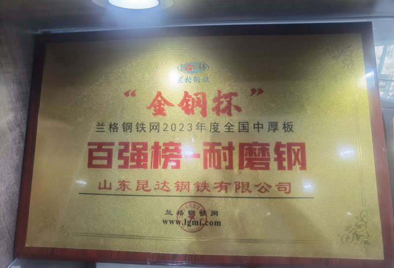 百强榜耐磨钢